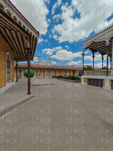 تفاصيل معمارية في متحف قناة السويس