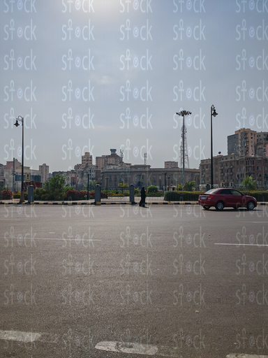 Empty Morning at Mahatet El Raml Square