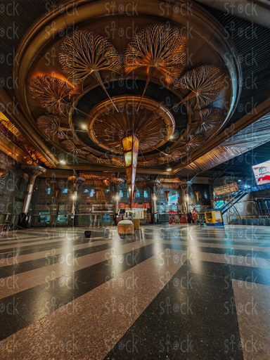 Marble Reflections Beneath the Grand Ceiling – Ramses Station
