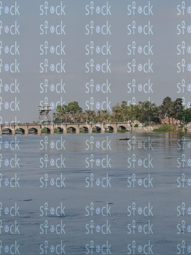 Golden Light Through the Arches of Farouk Barrages 