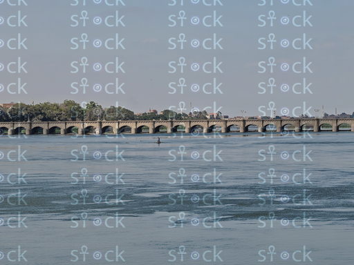 Nile Reflections Between the Barrages 