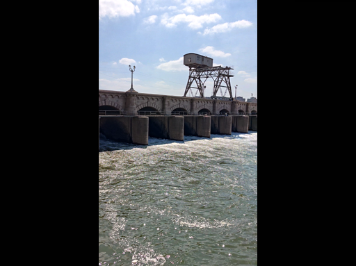 Rashid Bridge in Qanater Khayriyah in Qalyubia, Egypt 
