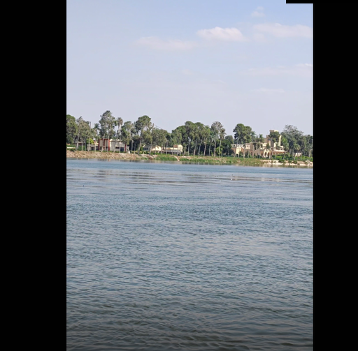 Agricultural areas on the Nile, Egypt