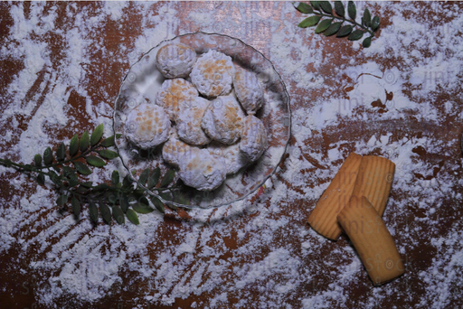 Kahk and homemade biscuits - stock image