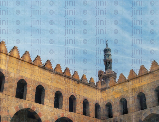 mosque walls - stock image