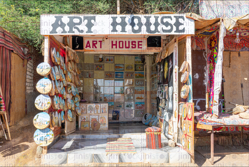 Egyptian gift shop in Nuba​