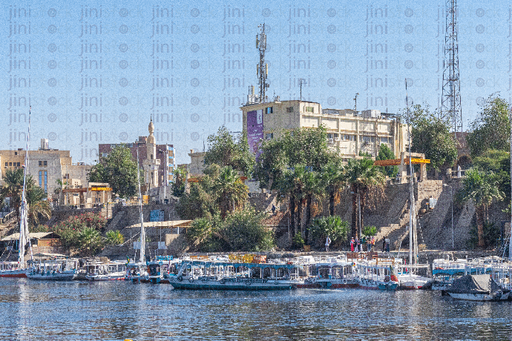 Nile boats in the nile aswan
